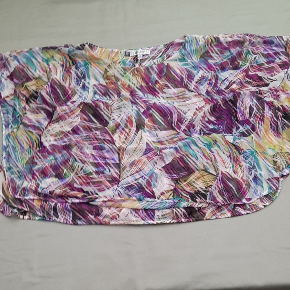 Jennifer Lopez Vibrant Multicolor Top - Size XS